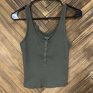 Womens size:medium wild fable green crop-top